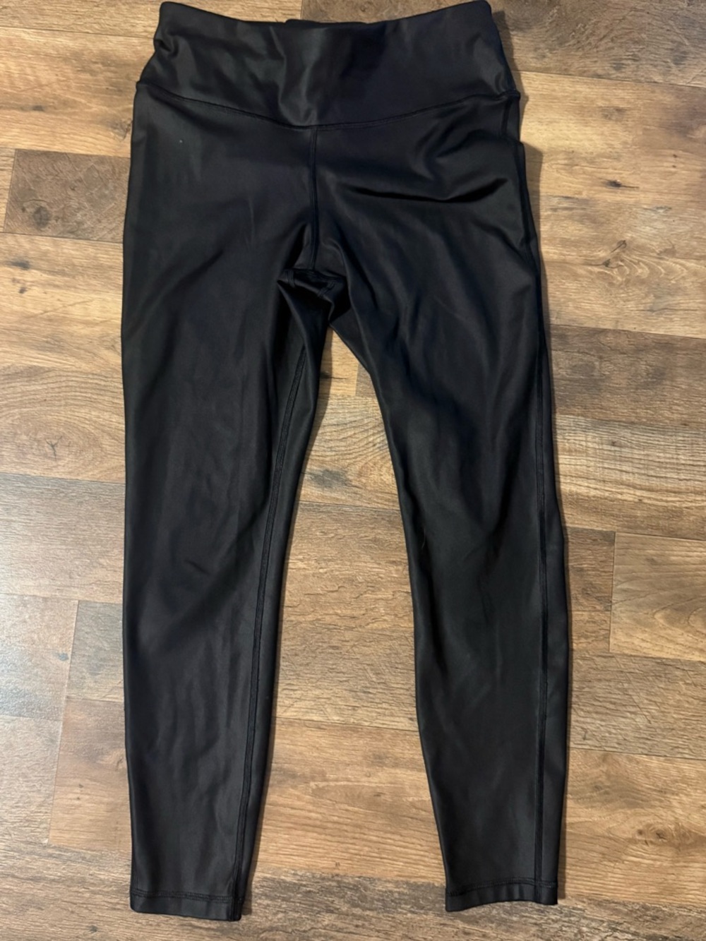 Black GAP Fit Small Petite Leggings 7/8 Length